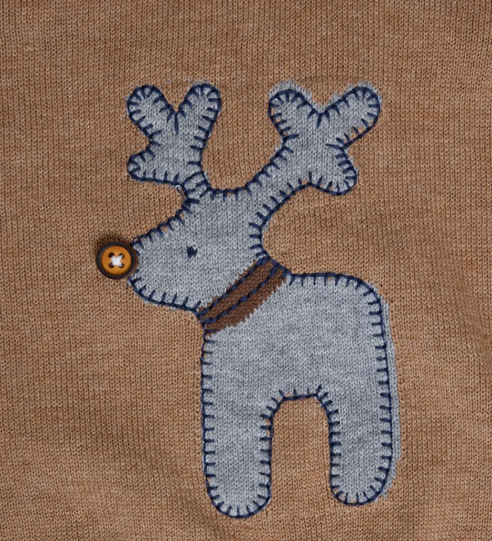 Hust and Claire Veste*Vest - Strik - HCPerry Deer - Coffee Melange