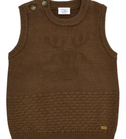 Hust and Claire Veste*Vest - Strik - HCPerry Moose - Brown stone