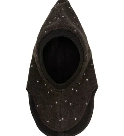 Elefanthuer-Huttelihut Elefanthue - Uld - 2-lags - Dark Brown Melange