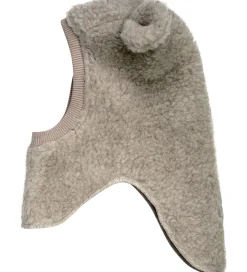 Elefanthuer-Huttelihut Elefanthue - Uld - Teddy - 2-lags - Camel Melange