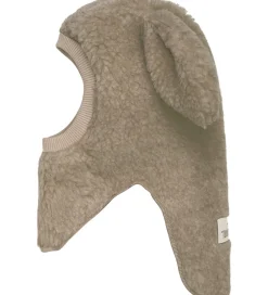 Elefanthuer-Huttelihut Elefanthue - Uld - Teddy - 2-lags - Camel Melange