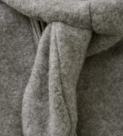 Huttelihut Fleece*Fleecejakke - Uldfleece - Medium Grey Melange m. Ører