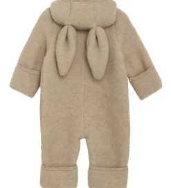 Køredragter-Huttelihut Køredragt - Uldfleece - Camel Melange m. Ører