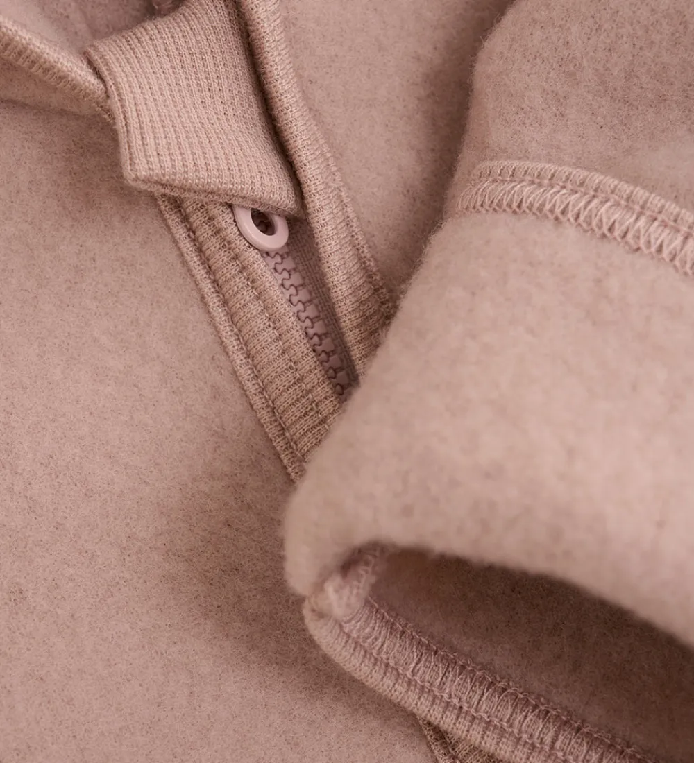 Huttelihut Køredragter*Køredragt - Uldfleece - Mahogany Rose m. Ører
