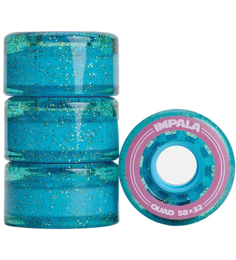 Impala Rulleskøjter|Rulleskøjter*Hjul - 4-pak - 58 mm - Holographic Glitter