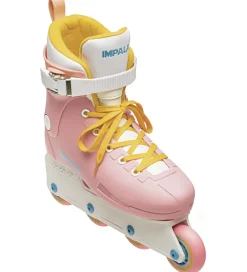 Rulleskøjter|Rulleskøjter-Impala Rulleskøjter - Lightspeed Inline - Rosa/Gul - Inliner