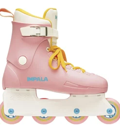 Rulleskøjter|Rulleskøjter-Impala Rulleskøjter - Lightspeed Inline - Rosa/Gul - Inliner