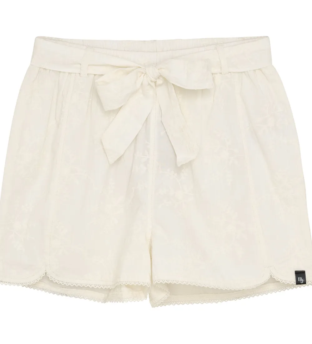 Konfirmationstøj-Indian Blue Jeans Shorts - Cloud m. Broderi