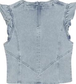 Indian Blue Jeans Toppe*Top - Light Denim Blue
