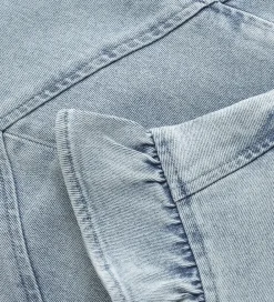 Indian Blue Jeans Toppe*Top - Light Denim Blue