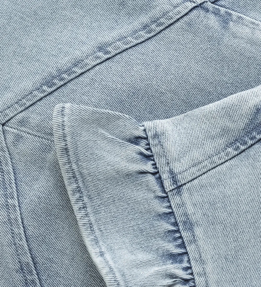 Indian Blue Jeans Toppe*Top - Light Denim Blue