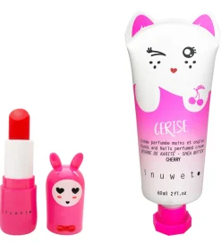 Inuwet Pleje- Og Toiletartikler|Cremer*Gavesæt - Håndcreme/læbepomade - Wiz - Cherry