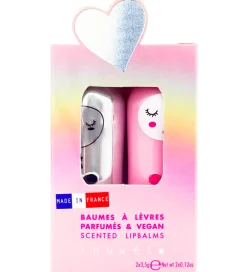 Inuwet Sminke*Læbepomader - 2-pak - Chloe - Coconut/Strawberry