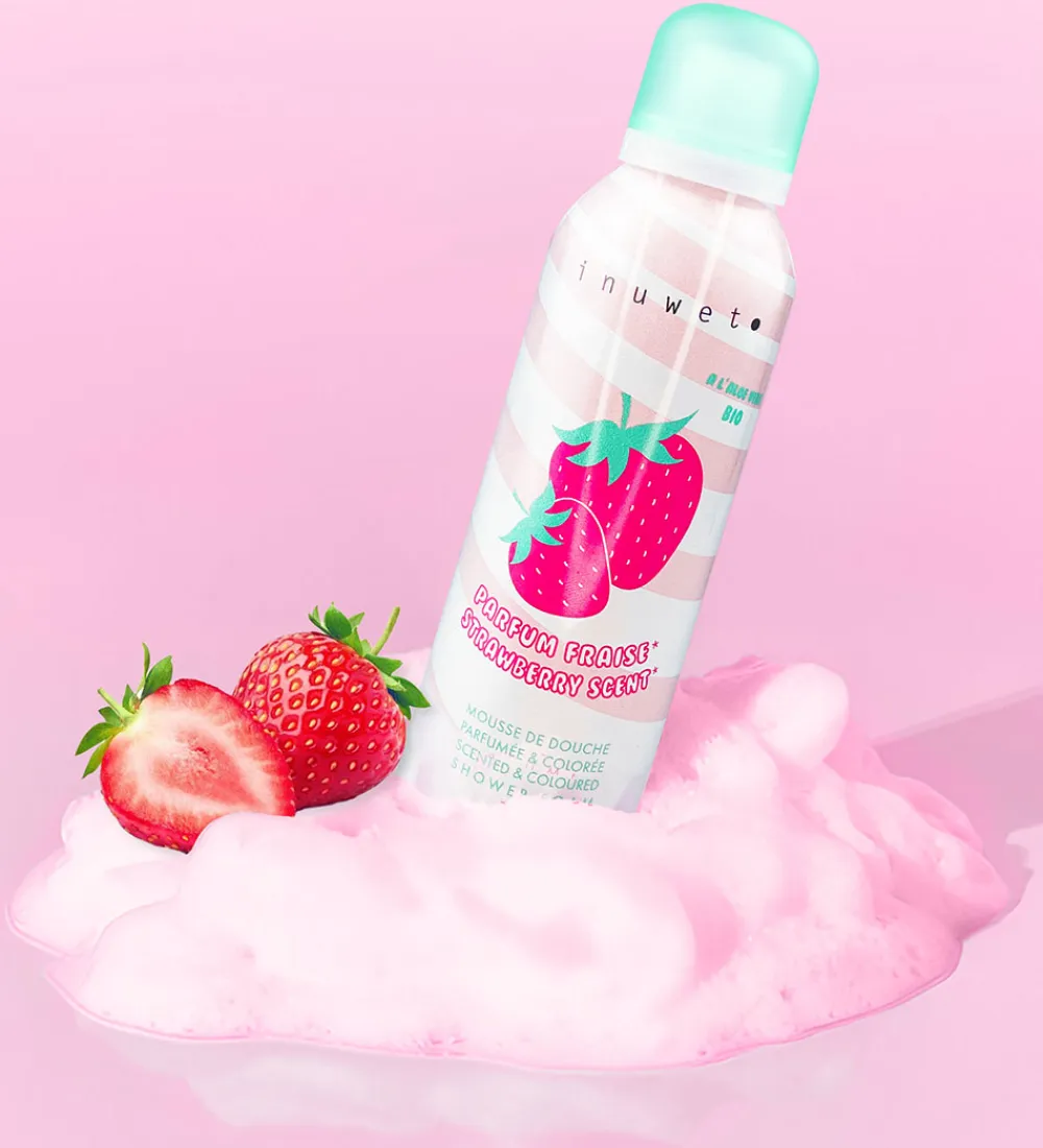 Inuwet Pleje- Og Toiletartikler*Shower Foam - 200ml - Strawberry