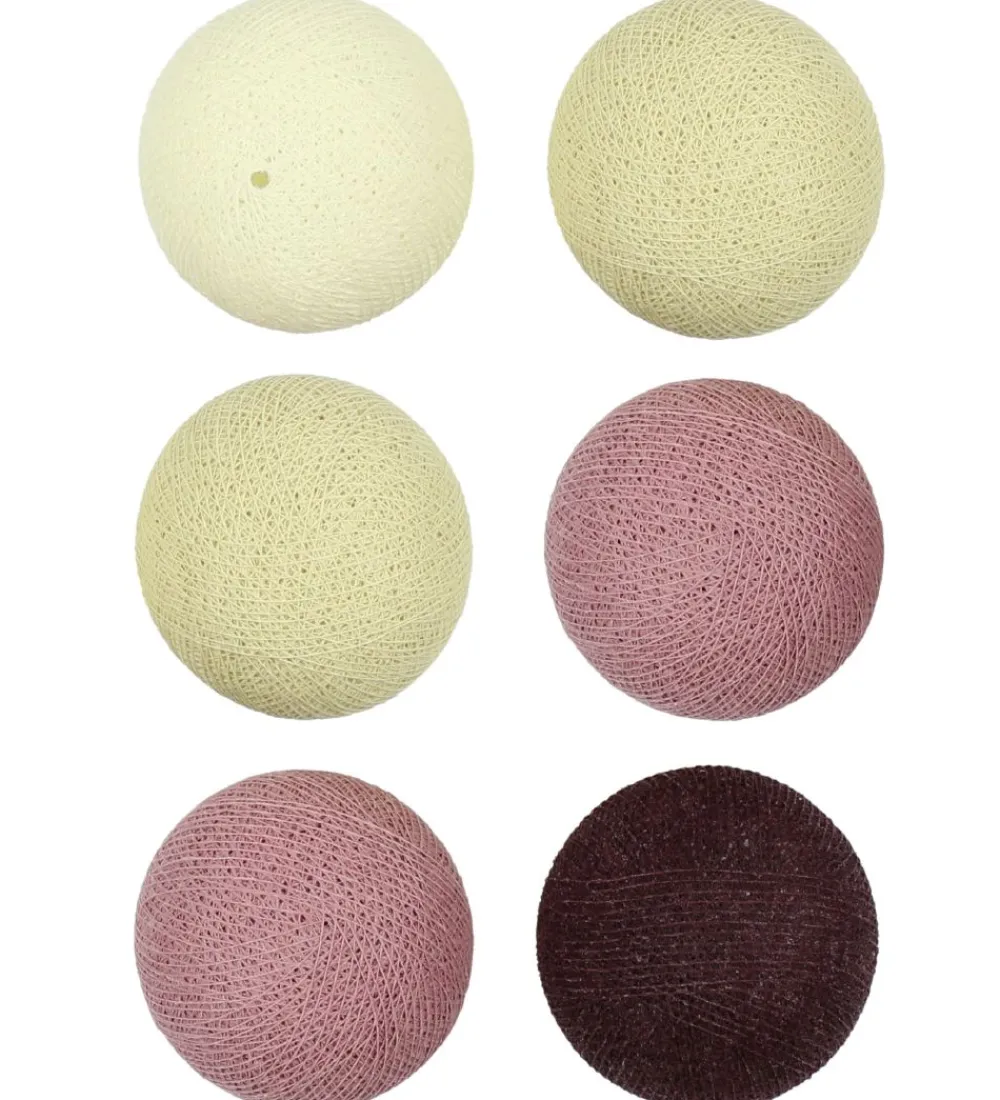 Lyskæder-Iris Lights Lyskæde - 390 cm - 35 Lys - Dusty Pink