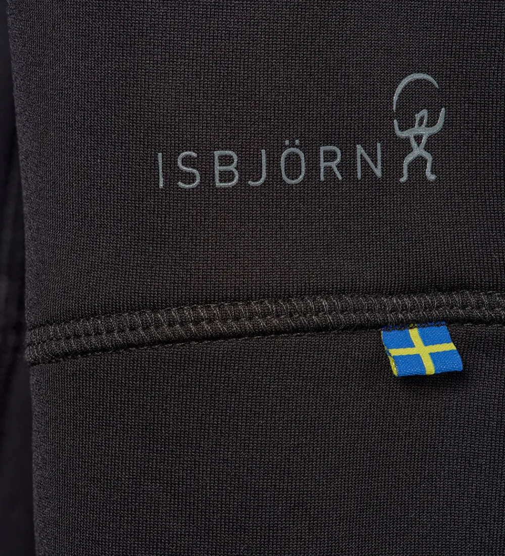 ISBJÖRN OF SWEDEN Softshell*Isbjörn Of Sweden Softshellbukser m. Fleece - Panda - Sort