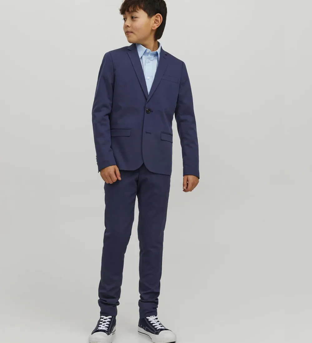 Konfirmationstøj|Jakkesæt Og Blazers-Jack & Jones Blazer - JpSolar - Noos - Medieval Blue