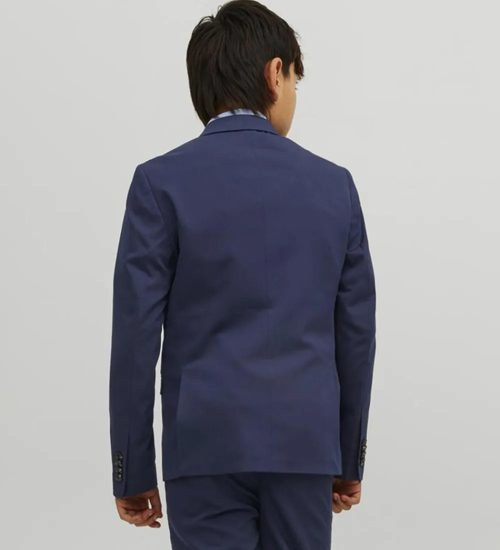 Konfirmationstøj|Jakkesæt Og Blazers-Jack & Jones Blazer - JpSolar - Noos - Medieval Blue