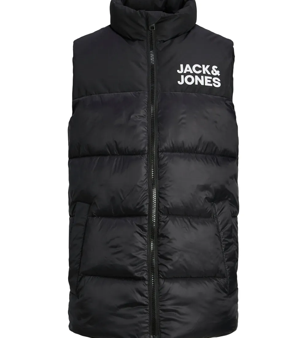 Veste|Dunveste Og Dyneveste-Jack & Jones Dynevest - JjEtoby - Sort