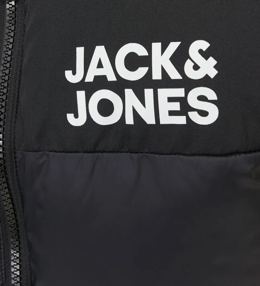 Veste|Dunveste Og Dyneveste-Jack & Jones Dynevest - JjEtoby - Sort