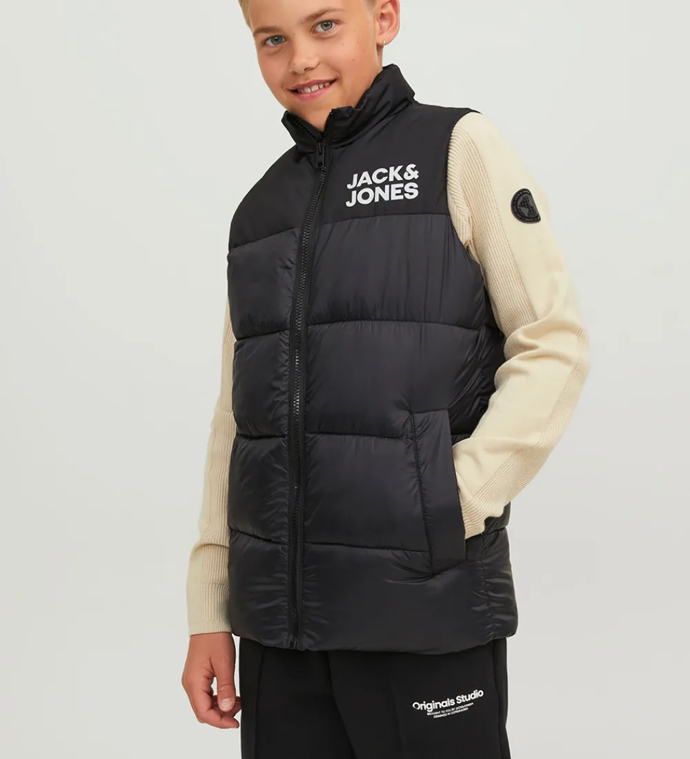 Veste|Dunveste Og Dyneveste-Jack & Jones Dynevest - JjEtoby - Sort
