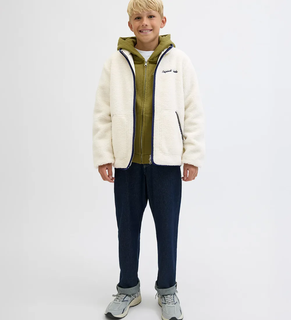 Fleece-Jack & Jones Fleecejakke - Teddy - JorNorrebro - Cloud Dancer/Oc