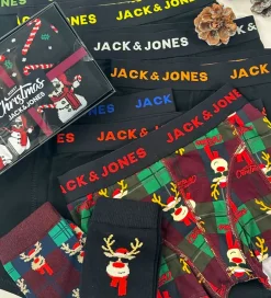 Undertøj-Jack & Jones Gaveæske - Boxershorts/Strømper - JacRudolph - Wine
