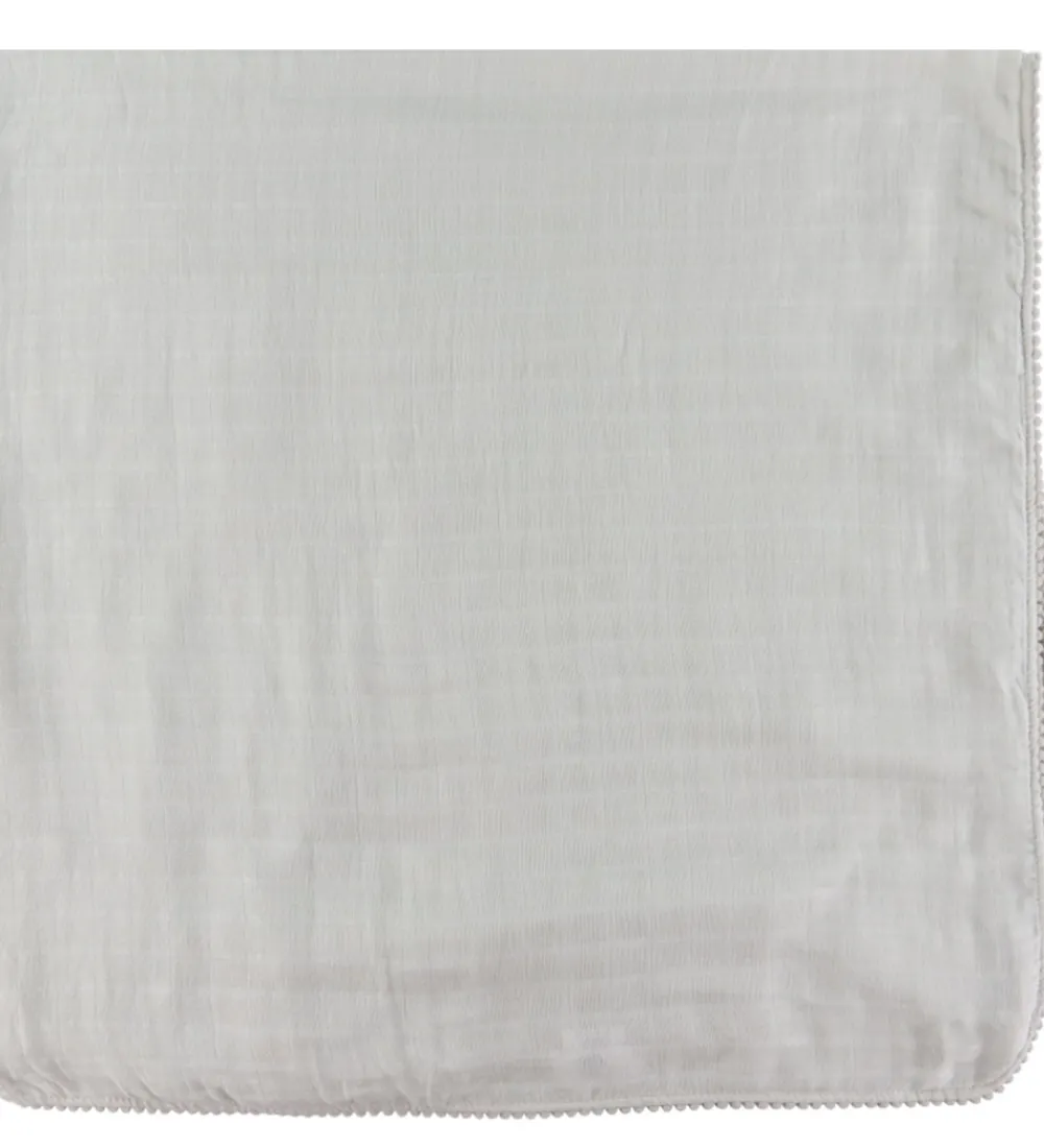Jack o Juno Babysvøb*Babysvøb - 120x120 cm - 2-pak - Pom Pom - Pearl/Dust