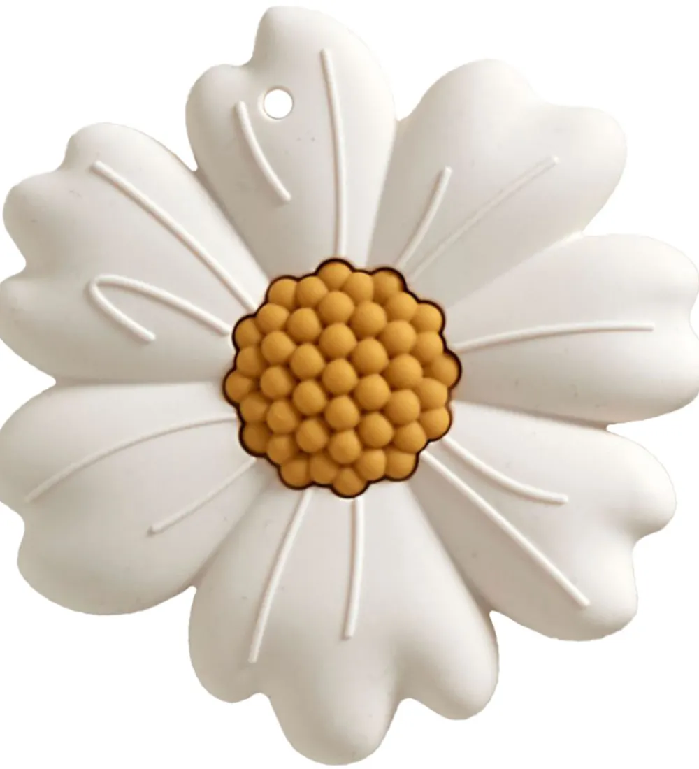 Bideringe-Jack o Juno Bidering - Silikone - Daisy - Hvid