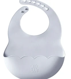 Jack o Juno Hagesmække*Hagesmæk - Silikone - Poppy - Glacier Grey