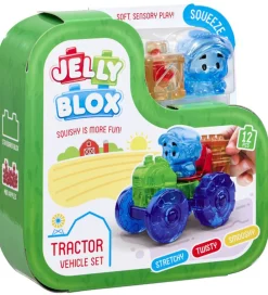 Konstruktionslegetøj|Byg Og Klodser-Jelly Blox Byggeklodser - Traktor