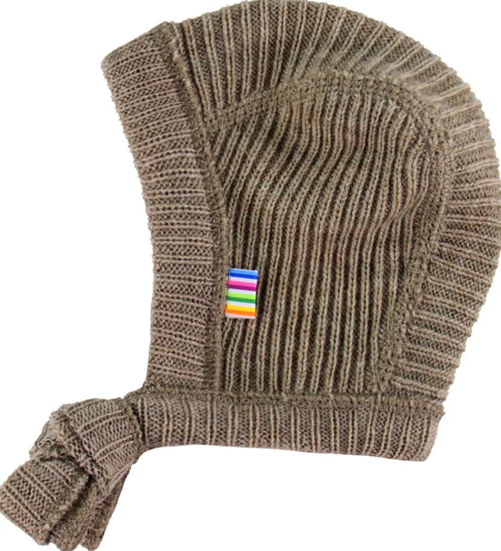 Joha Huer Og Hatte|Unisex-Tøj*Babyhjelm - Uld - Strik - Beige Meleret