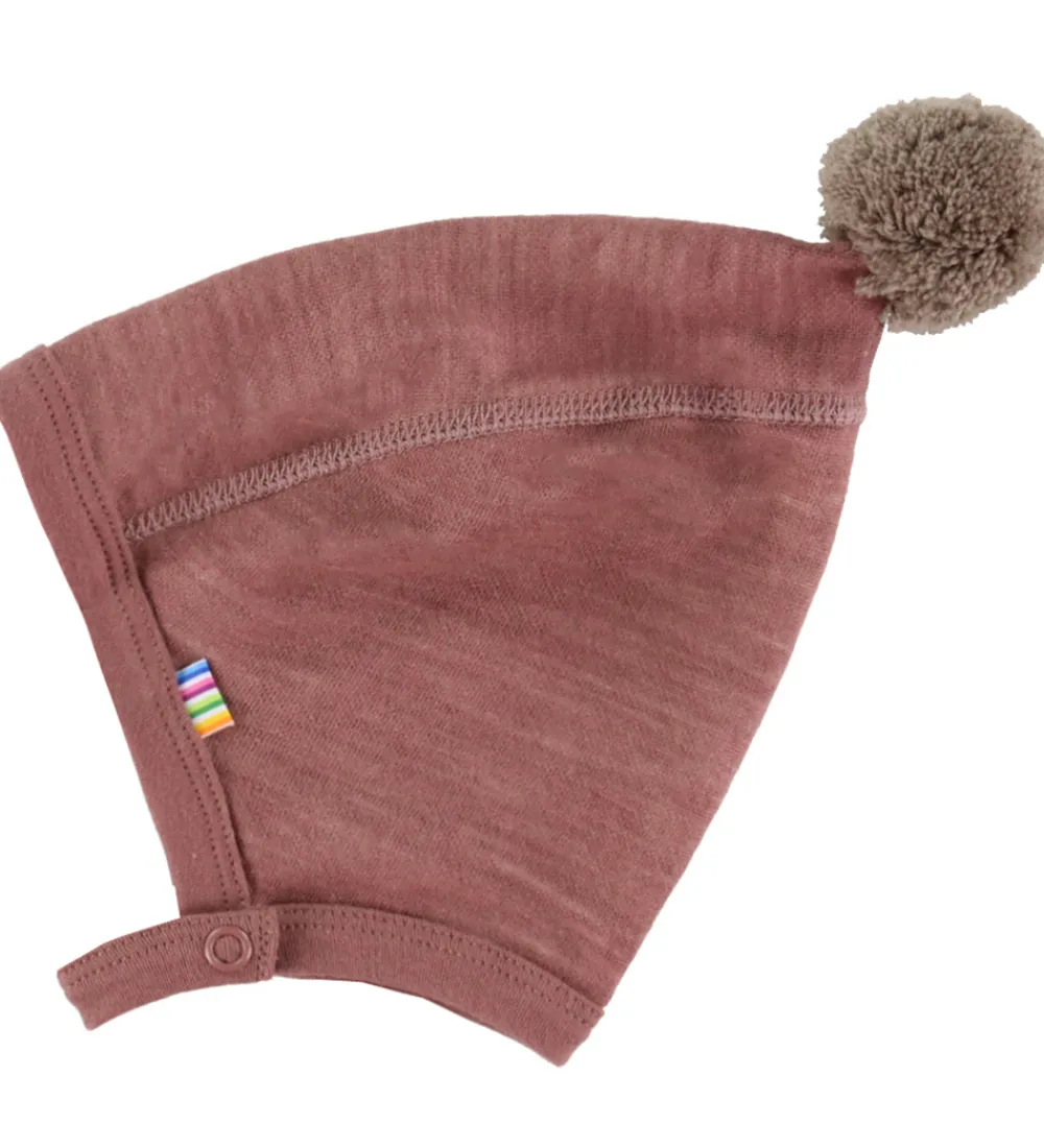 Joha Babyhjelme*Babyhjelm - Uld/Bambus - Mørk Rose