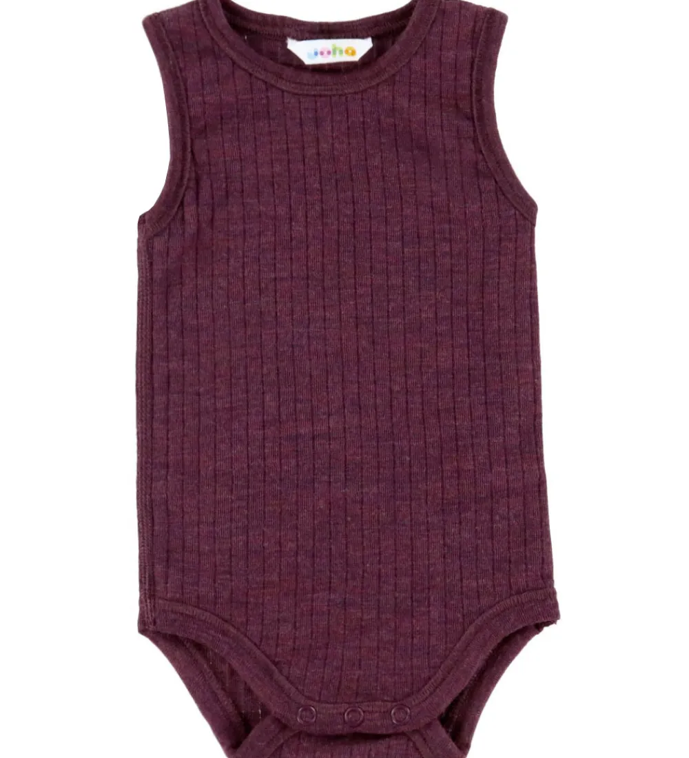 Bodyer|Uld-Joha Body u/æ - Uld - Rib - Blomme