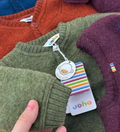 Cardigans|Uld-Joha Cardigan - Uld - Mørk Oliven