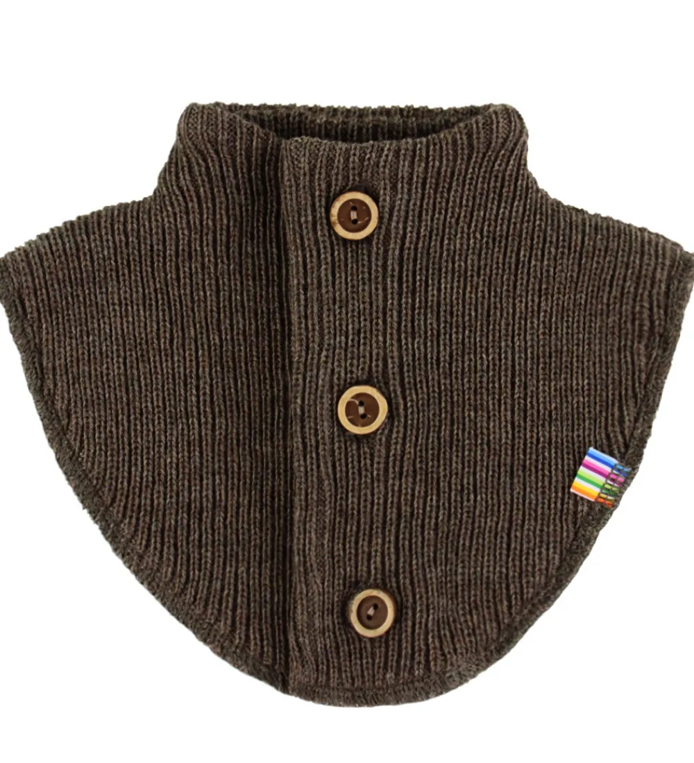 Joha Unisex-Tøj|Pigetøj*Halsedisse - Uld - Brun Meleret