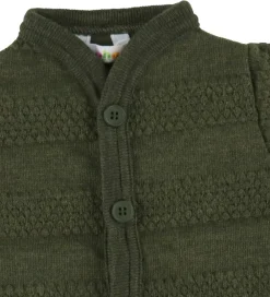 Unisex-Tøj|Pigetøj-Joha Køredragt - Strik - Uld - Mos Grøn