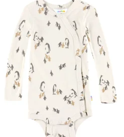 Bodyer|Unisex-Tøj-Joha Slå-om Body l/æ - Bambus - Lys Beige