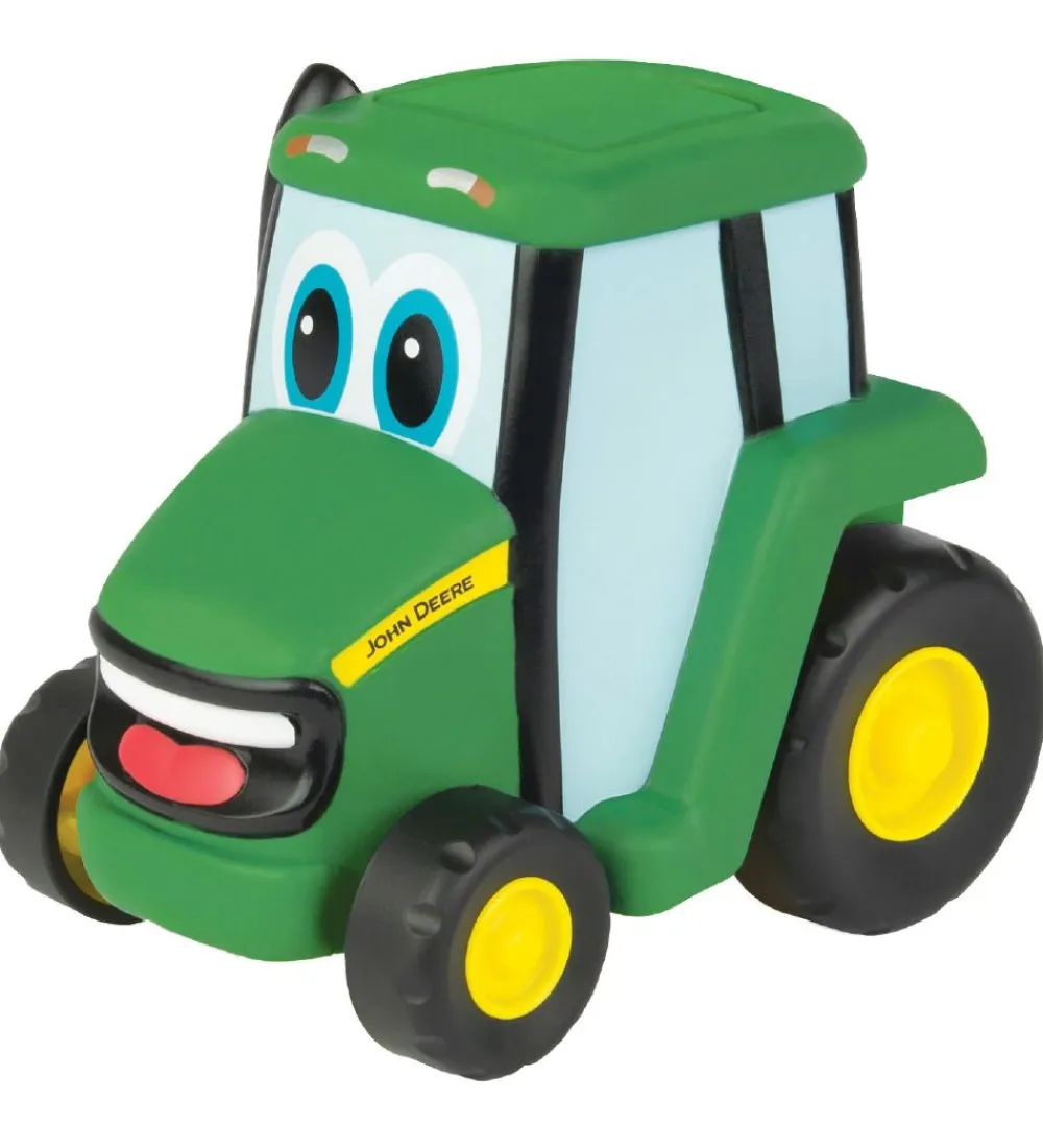 John Deere Traktorer*Arbejdsbil - 16 cm - Johnny Push N Roll