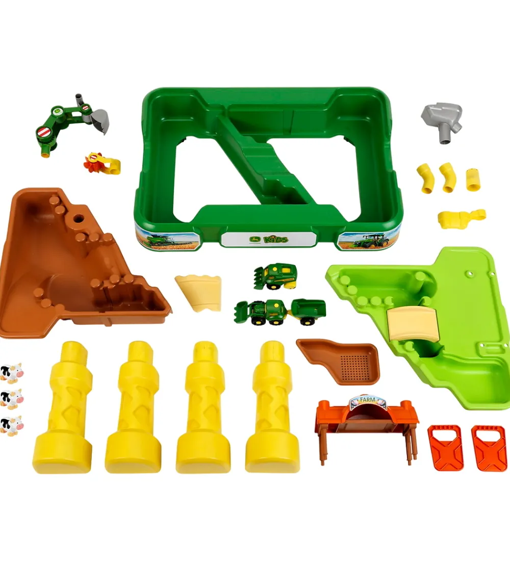 Aktivitetslegetøj-John Deere Legebord - Sand/Vand m. bondegårdsdele