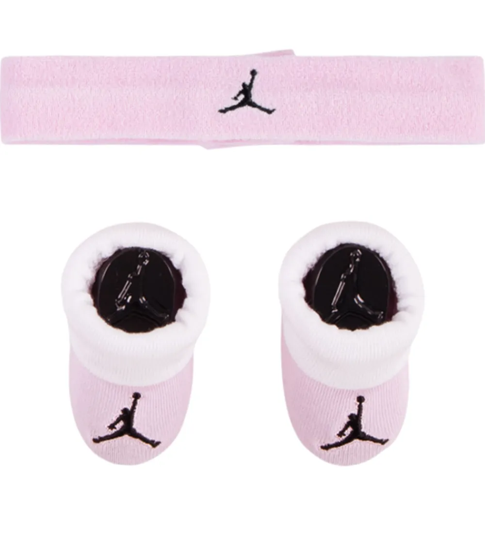 Hårbånd-Jordan Gaveæske - Futter/Hårbånd/Body u/æ - Pink Foam/Hvid