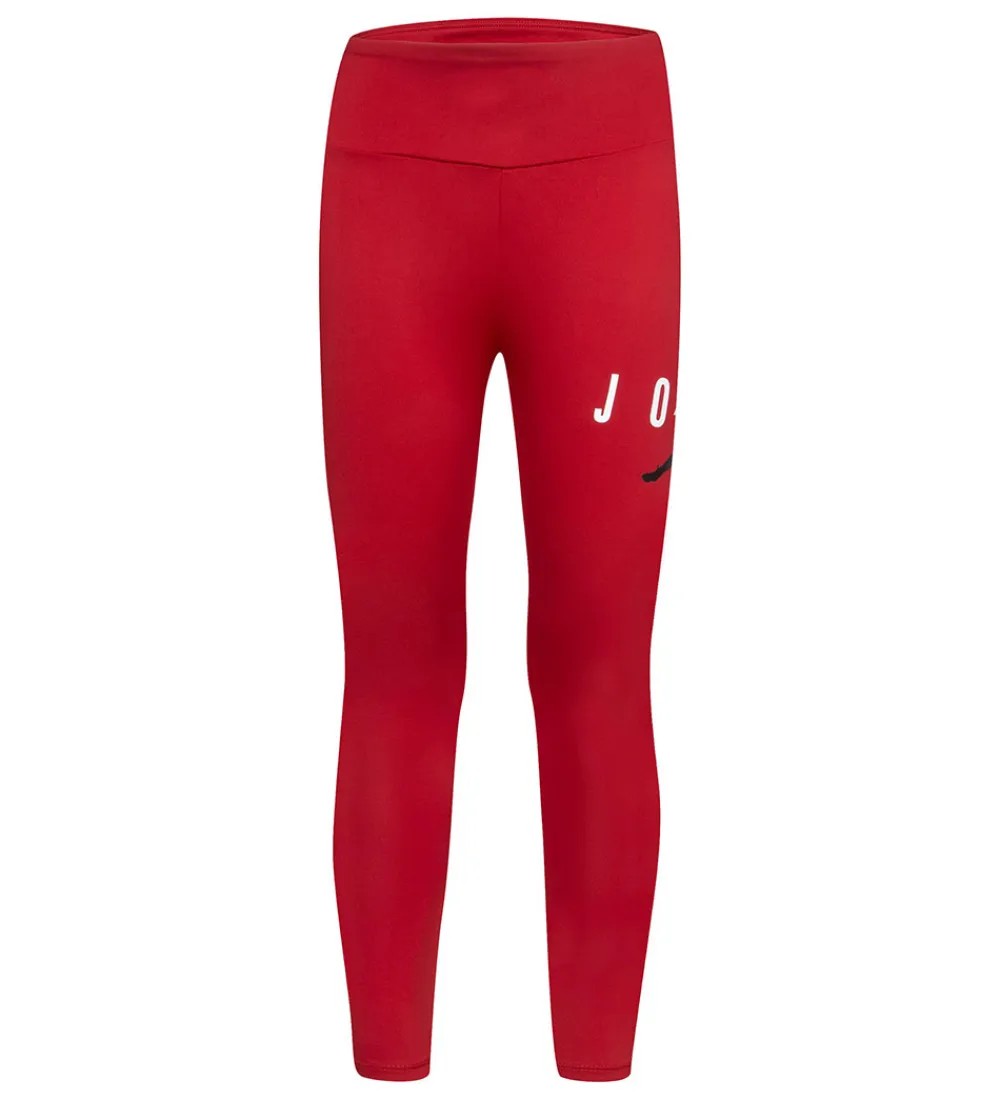 Træningsbukser|Gymnastiktøj-Jordan Leggings - Gym Red m. Logo