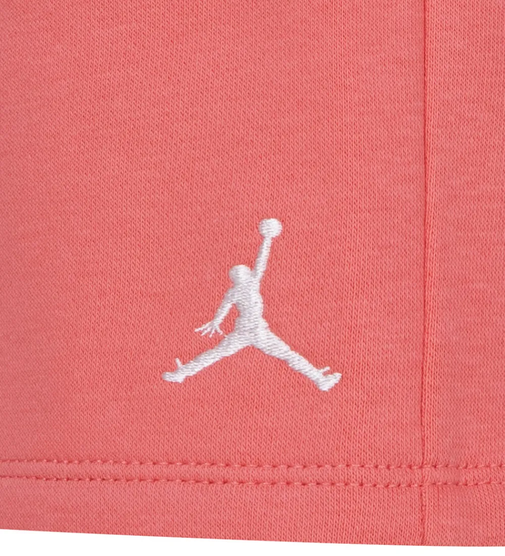 Jordan Sportsshorts*Shortssæt - Shorts/T-shirt - Pink Salt