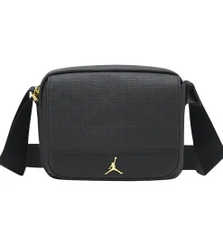 Tasker|Skuldertasker-Jordan Skuldertaske - Monogram Mini - Sort/Guld