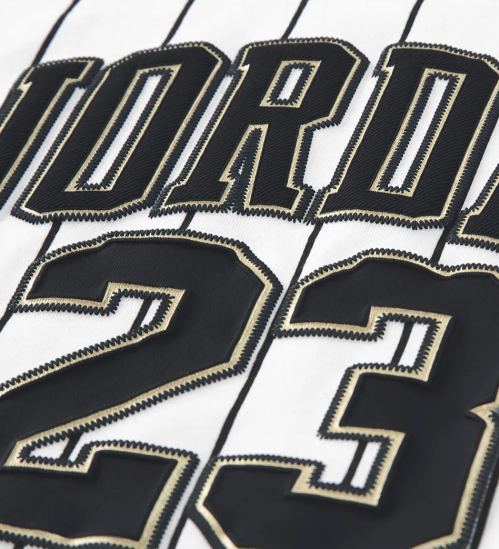 Jordan T-Shirts*Sweatsæt - Sort/Hvid m. Guld