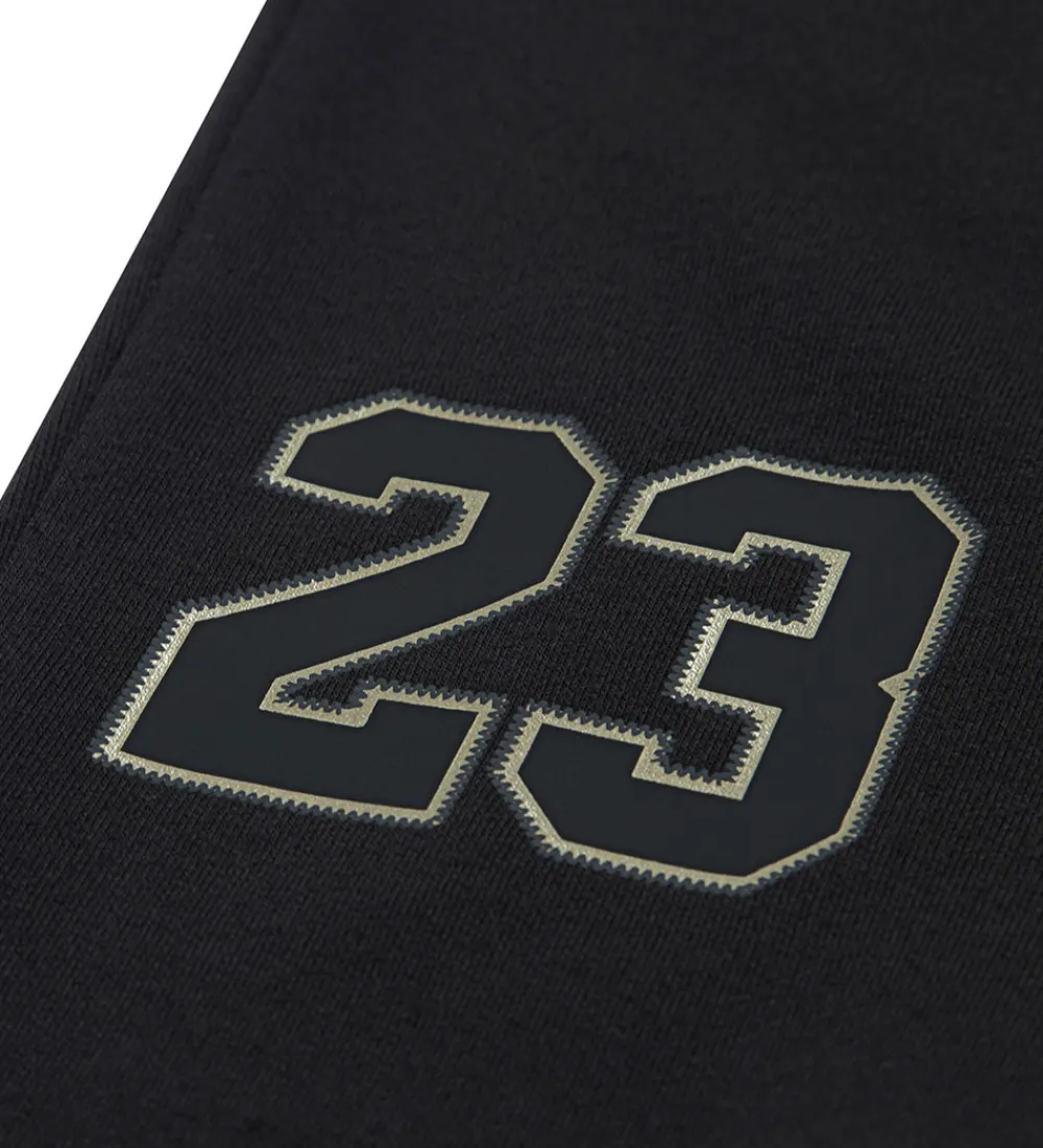 Jordan T-Shirts*Sweatsæt - Sort/Hvid m. Guld