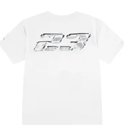 T-Shirts-Jordan T-shirt - Hvid m. Sølv