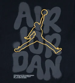 T-Shirts-Jordan T-shirt - Sort m. Guld