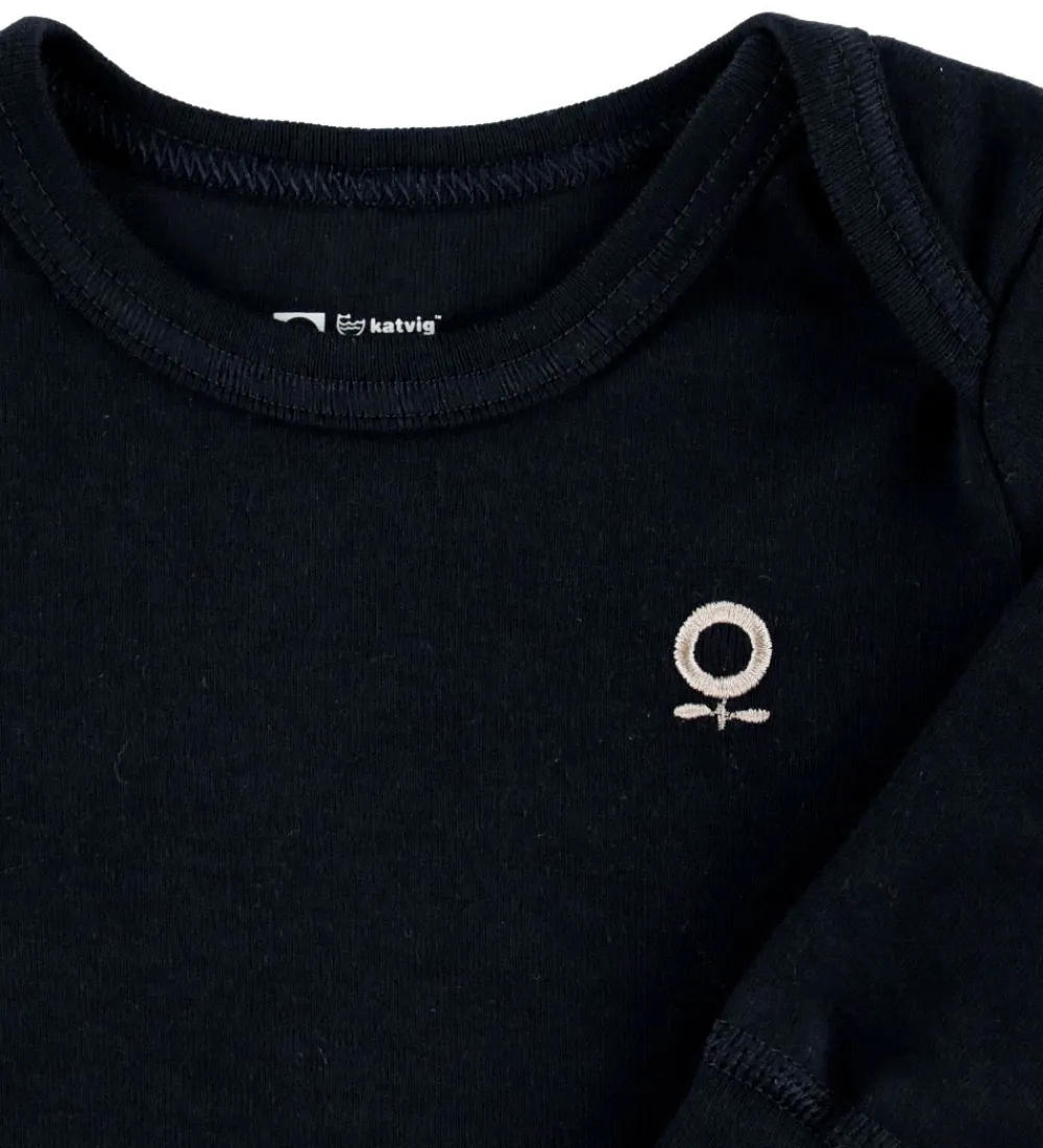Katvig Bluser|Unisex-Tøj*Bluse - Navy