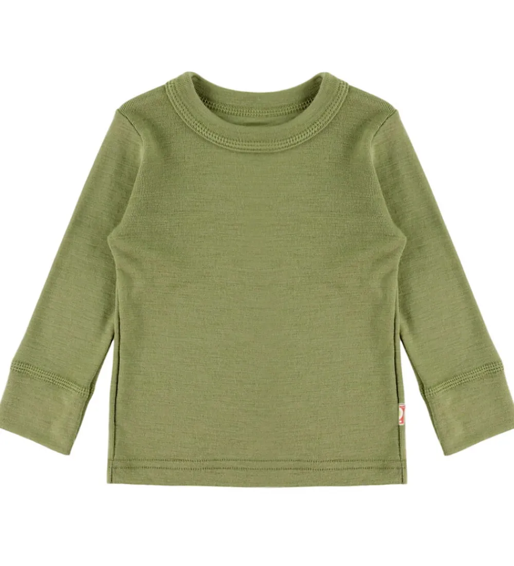 Katvig Bluser|Unisex-Tøj*Bluse - Uld - Lysegrøn